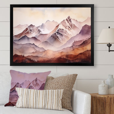 «Canadian Mountains Landscape Winters - Winter Mountains», art mural