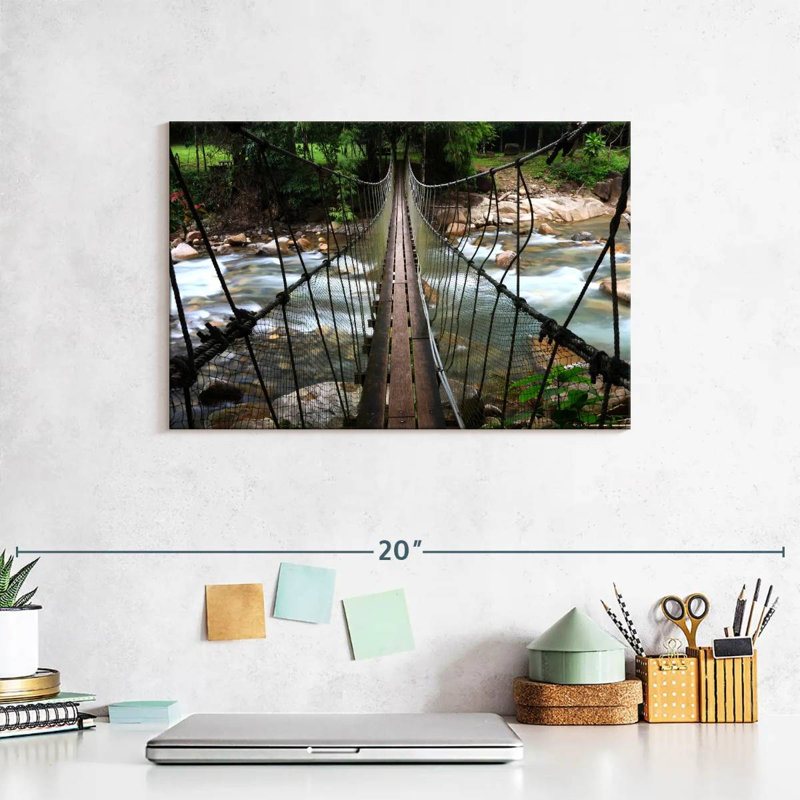 Lilie Steep Rope Bridge, H 8 po x l 12 po