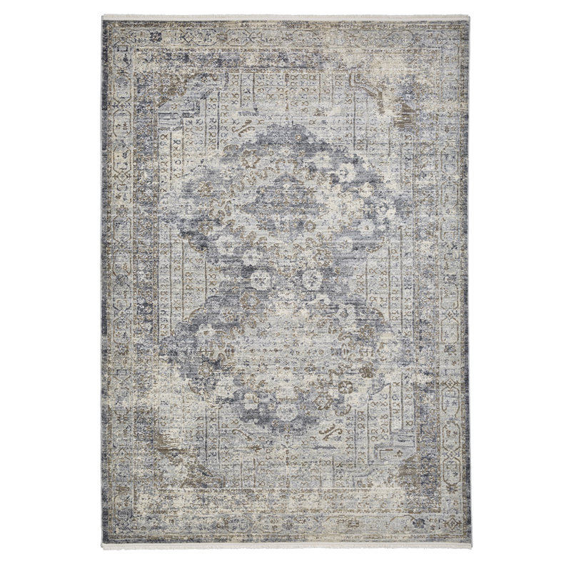 Kelli area rug Machine Woven Rectangle Grey, Rectangle 160 x 220cm