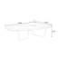 Table basse moderne en bois massif de forme naturelle et de forme irrégulière-422489692