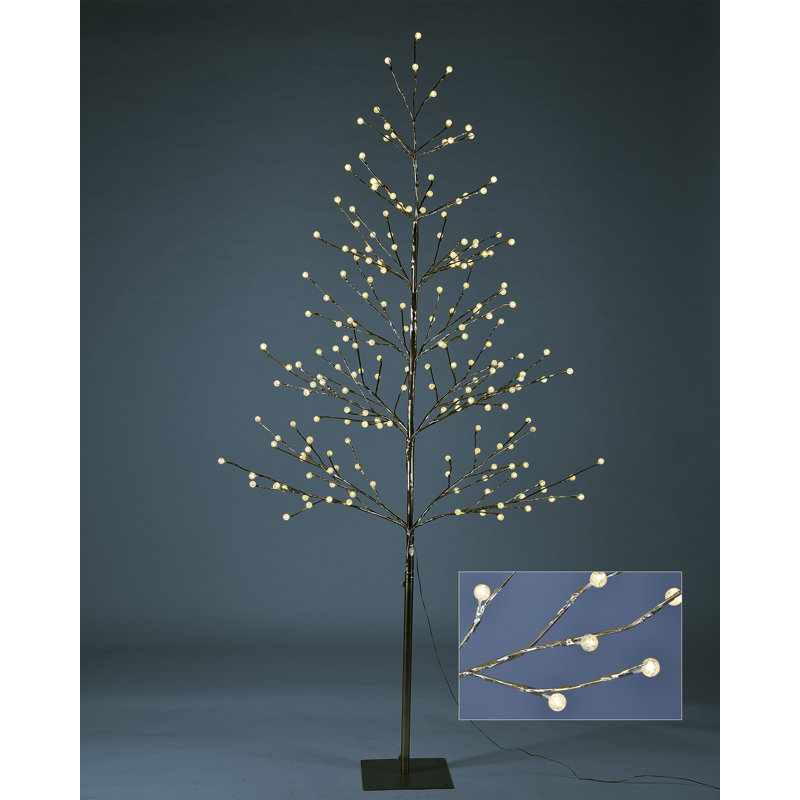 50.1'' LED Globe Lighted Trees & Branches, Gold