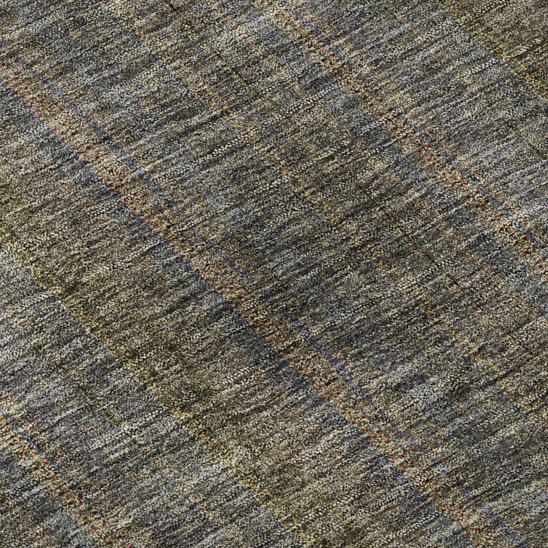 Premium Machine Washable Prisco Taupe Rug, Rectangle 1'8" x 2'6"