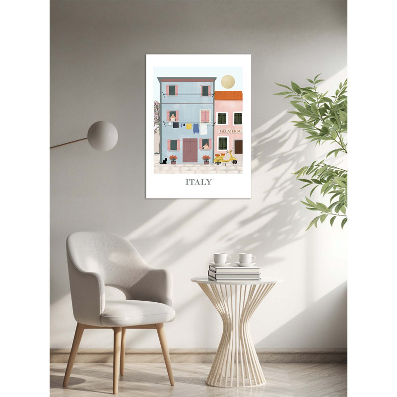 Italy 3 Travel Poster - Unframed, Small