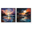 «Storms Charm», ensemble de 2 collages carrés-1379507567-1379507560