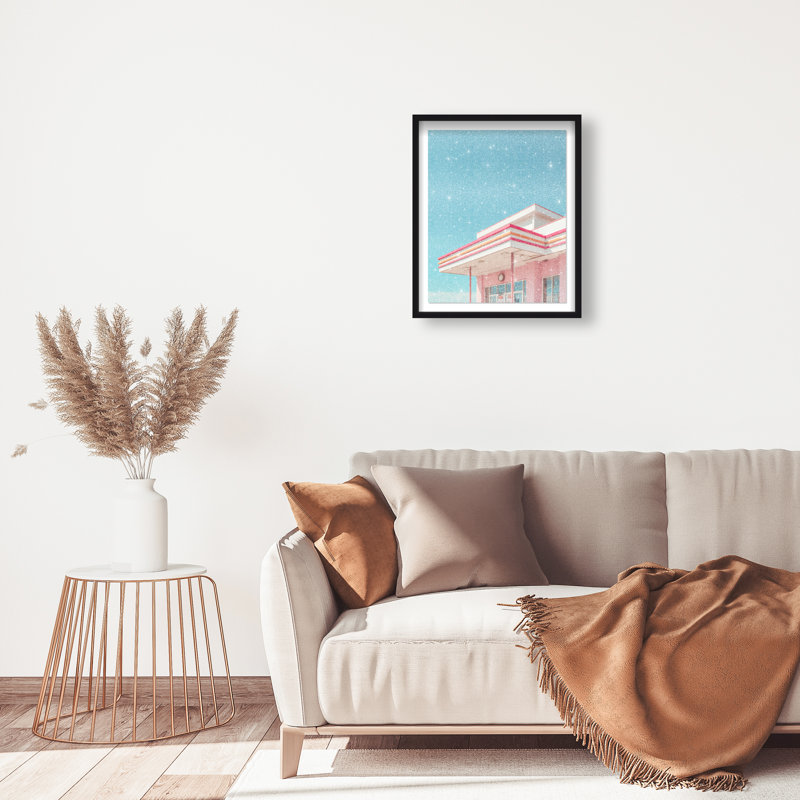 Linear Symmetry II Framed Graphic Art, 21.5"H x 17.5"W, Black Shadowbox
