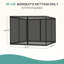 Moustiquaire pour pavillon de jardin Aoodor-95272008-95272002