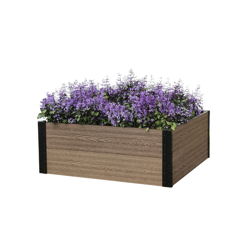 Raised Garden Bed, 14" H x 36" W x 38" D