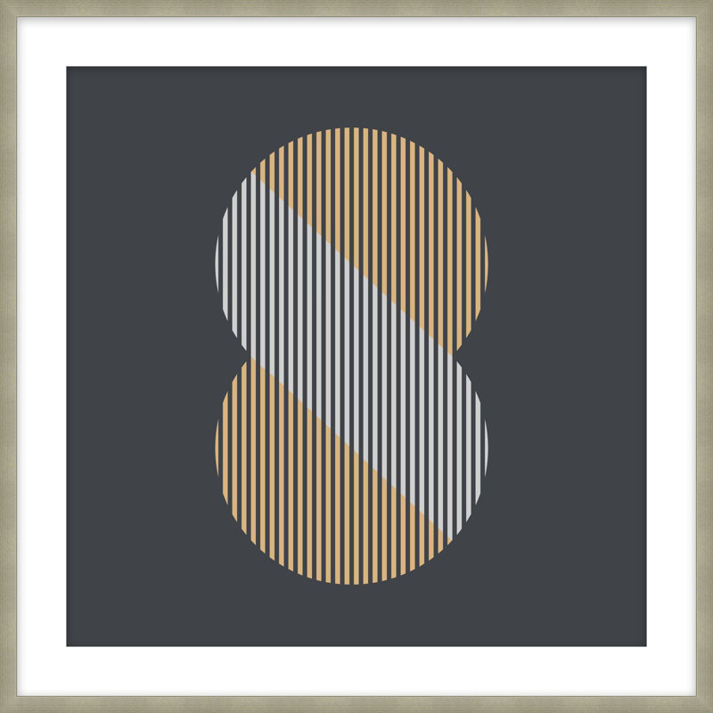 Works In Linear 1 Framed Print, 15.75" H x 15.75" W