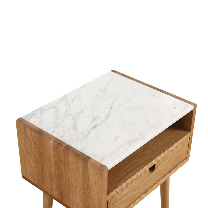 Nomi Bedside Table, Oak