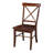Bellmead Solid Wood Cross Back Side Chair-274613926