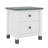 Stylish Wooden Nightstand With Two Drawers For Kids, Functional End Table-112336612