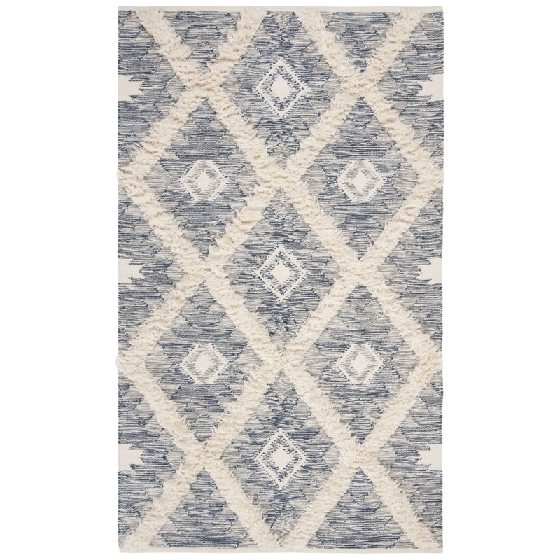Jerez Rectangle 183 cm x 274 cm Geometric Wool Hand Woven Area Rug