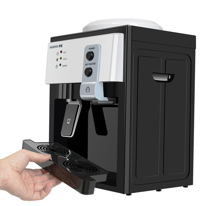 Countertop Top Loading Electric Water Cooler Hot and Cold