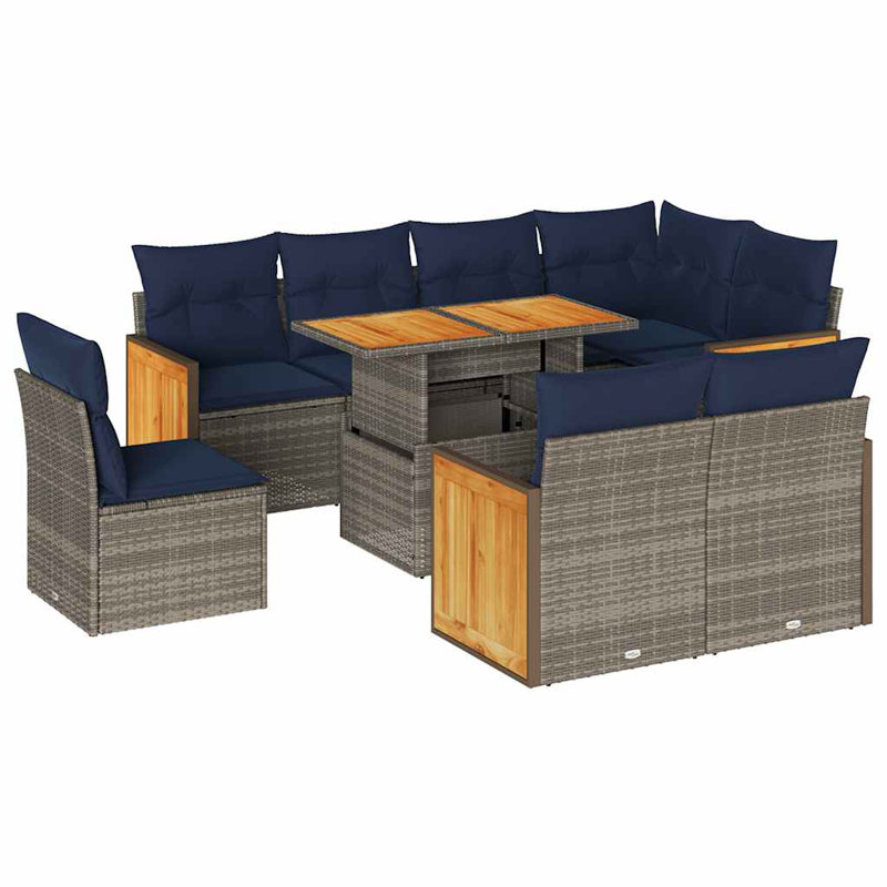 62cm Wide Patio Sofa with Cushions