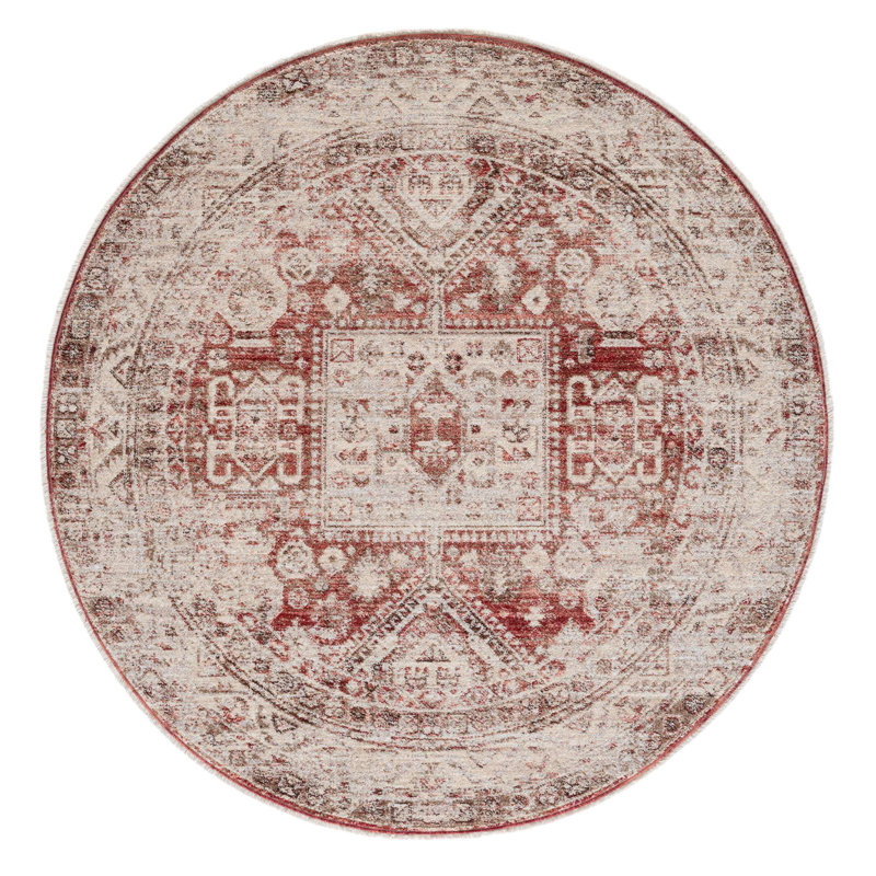 Tapis tribal Ilyjah Heirloom, Rond 5 pi 3 po