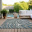 Tapis intérieur / extérieur en polyester tissé à la machine Lamanna-95453272