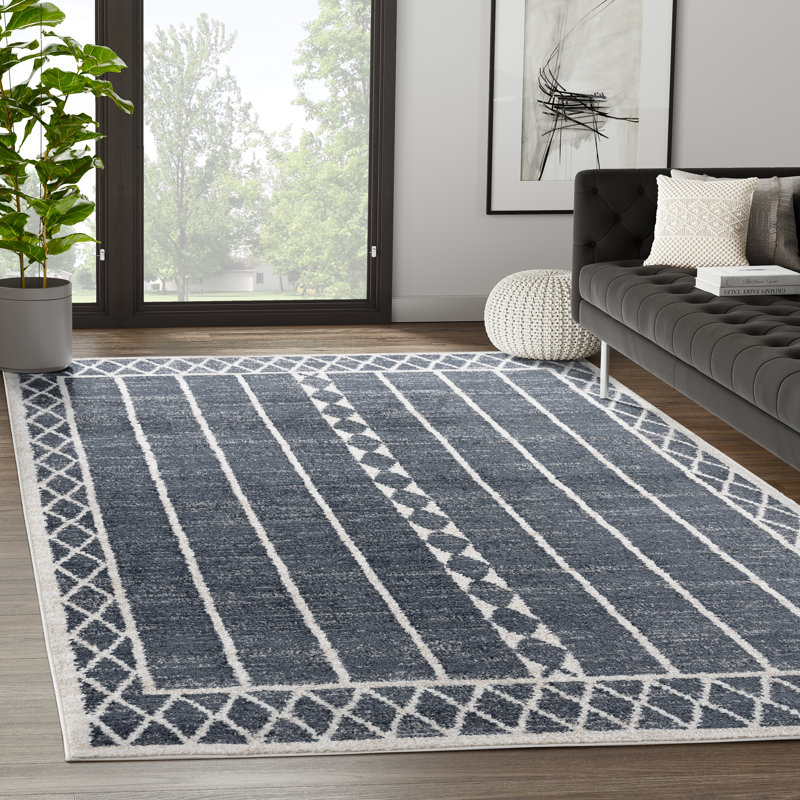 Tapis gris anthracite NUE110A, Rectangle 7 pi 9 po x 10 pi 2 po