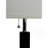 26"H BROWN SQUARE WOODEN TABLE LAMP