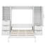 Grand lit escamotable mural avec rangement intégré pour garde-robe-1682043411