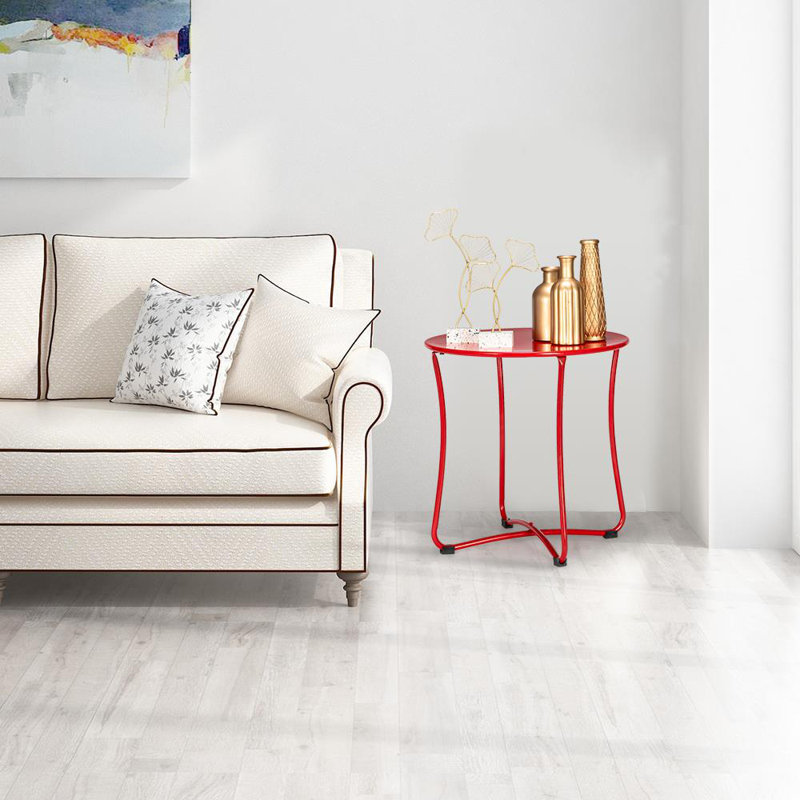 Table de bout Faiga, Rouge