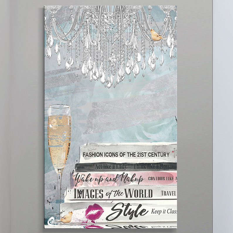 « read read » par jodi, impression sur toile tendue, H 60 po x l 36 po x P 1,5 po