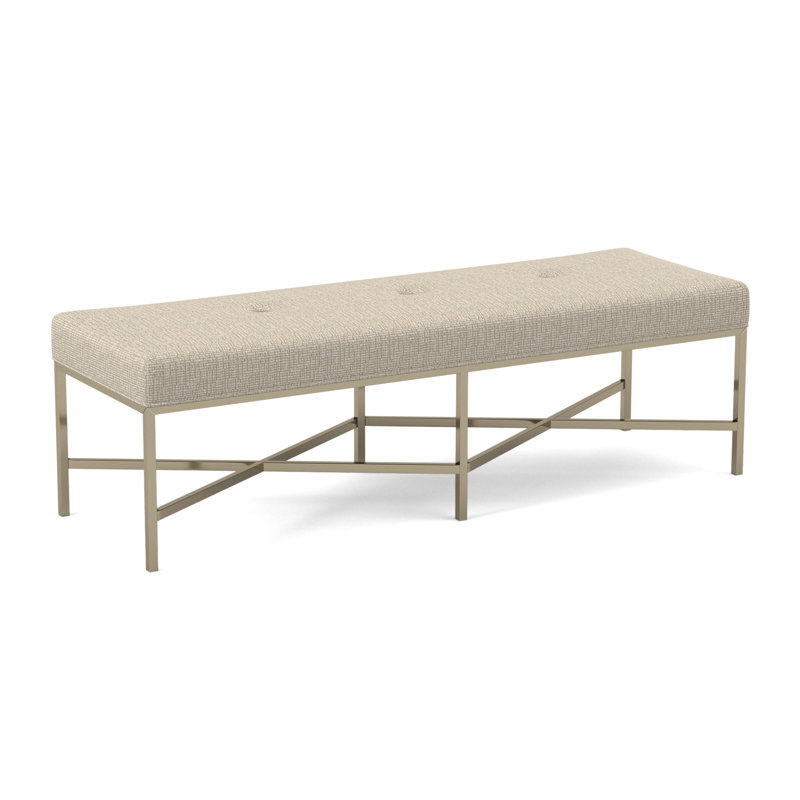 Percy Storage Bench, Stepping Stones Ivory Viscose