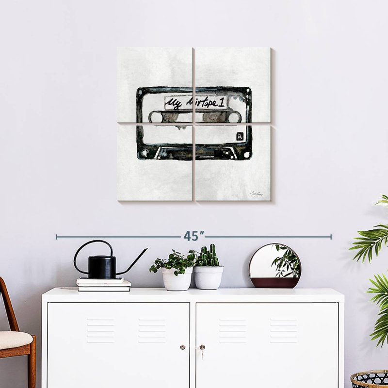 Abarca Retro Cassette I, 26" H x 26" W