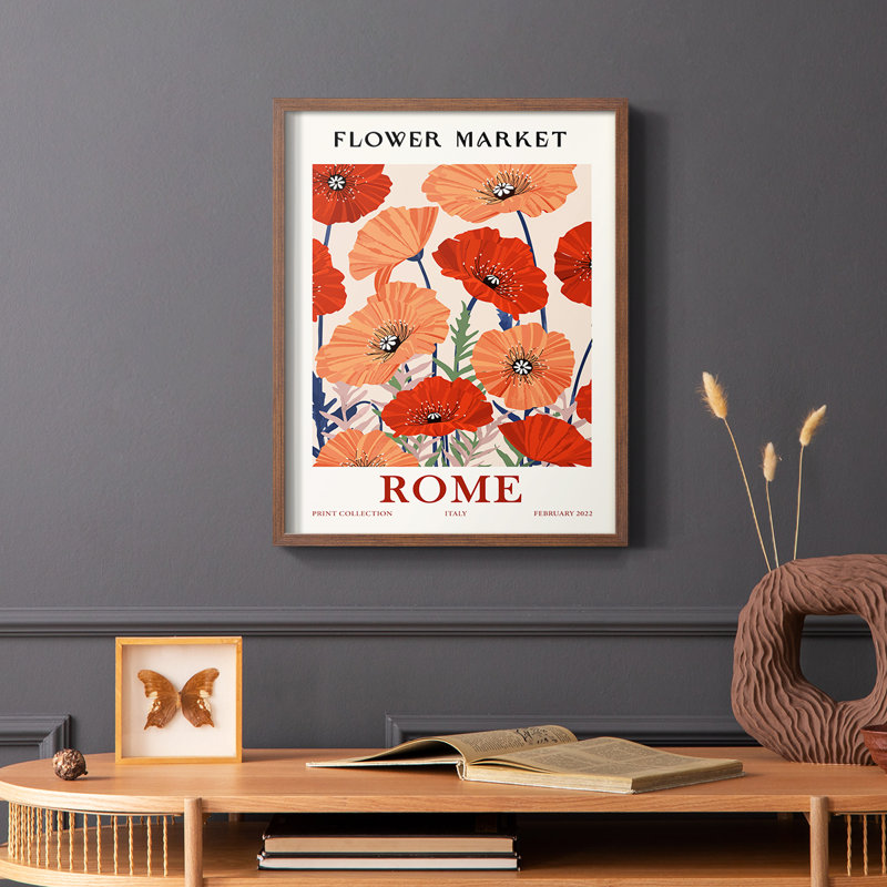 Matisse XXII, reproduction encadrée - bois massif, H 14 po x l 11 po, Brun