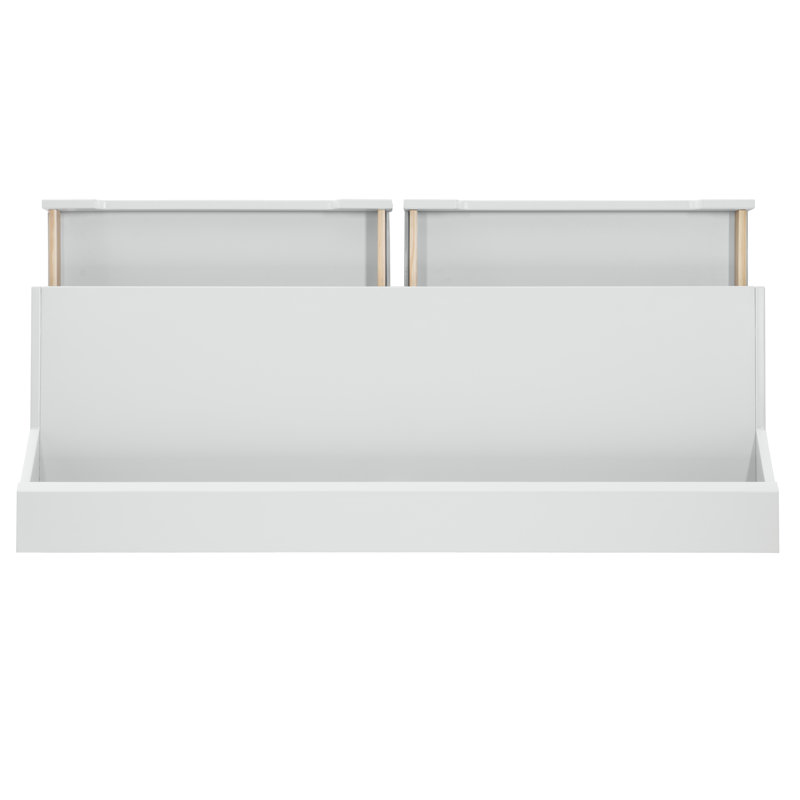 Blainey Solid Wood Base Writing Desk, White