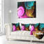 Abstrait fractal coloré - Coussin imprimé abstrait-29597945-29597948