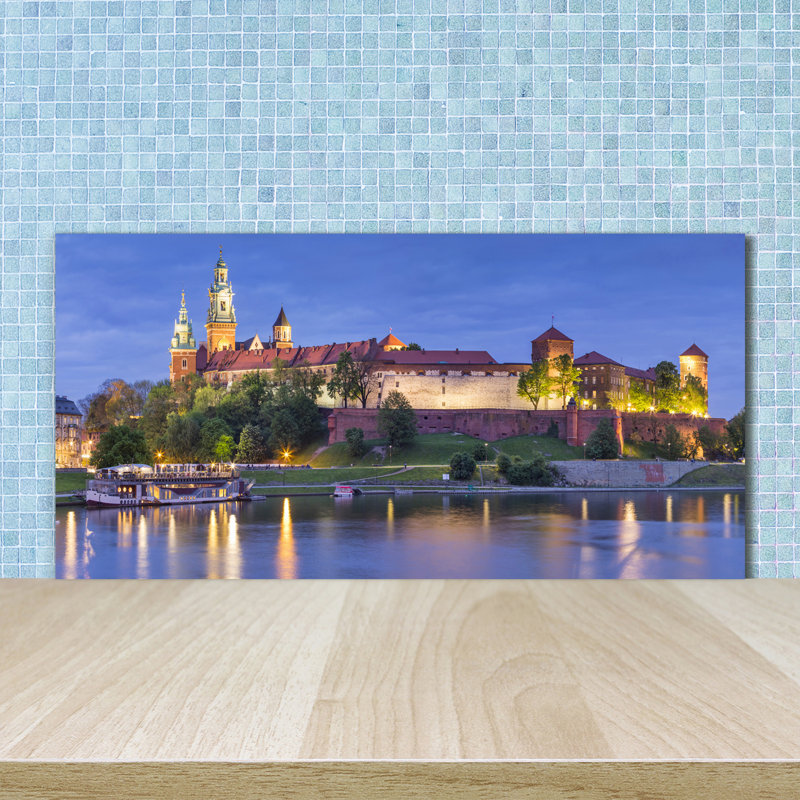50cm W x 100cm L Glass Peel and Stick Panel