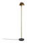 Lampe sur pied glamour, corps en métal doré, 20 x 20 x 55,1 pouces | Plaque de base de 7,9 po de diamètre, type de douille: E14 maximum 40 W (ampoule non incluse) | Conception élégante pour le salon et la chambre à coucher, indice de protection IP20, parfait pour un décor moderne-1033956523-1033956527