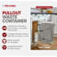 Rev-A-Shelf Poubelle escamotable, gris, 54WC-1535SC-17-1-101820389-101820388-101820384