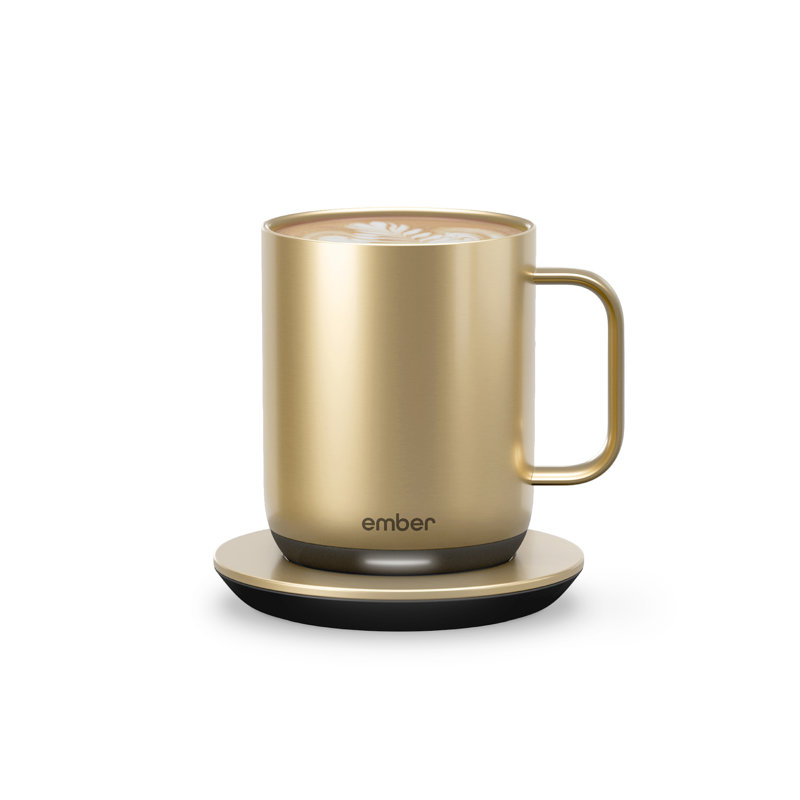 Ember Mug 2, Temperature Control Smart Mug, 10 Oz, Gold