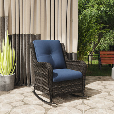 Spencerian Wicker Outdoor Chair