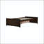 Lit simple avec 2 tiroirs - Bois d'hévéa massif-1513034226