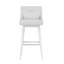 Tabouret pivotant à hauteur réglable en bois et rembourré Dorreen-2124057977-2124057978