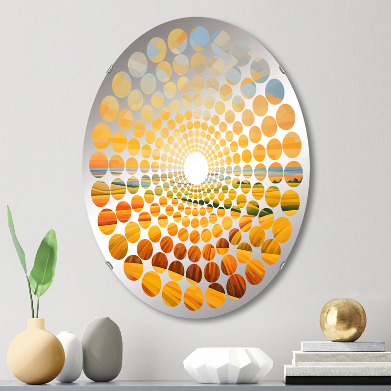 Miroir d'appoint sans cadre Prairies Sunrise Melody, 29,5 po x 19,6 po