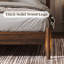 Mid-Century Modern Solid Wood Platform Bed with Slatted Headboard-135754257-135754259