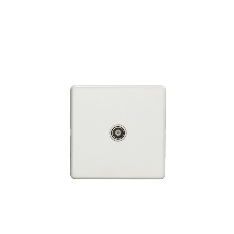 Wall Mounted Socket, Matt White