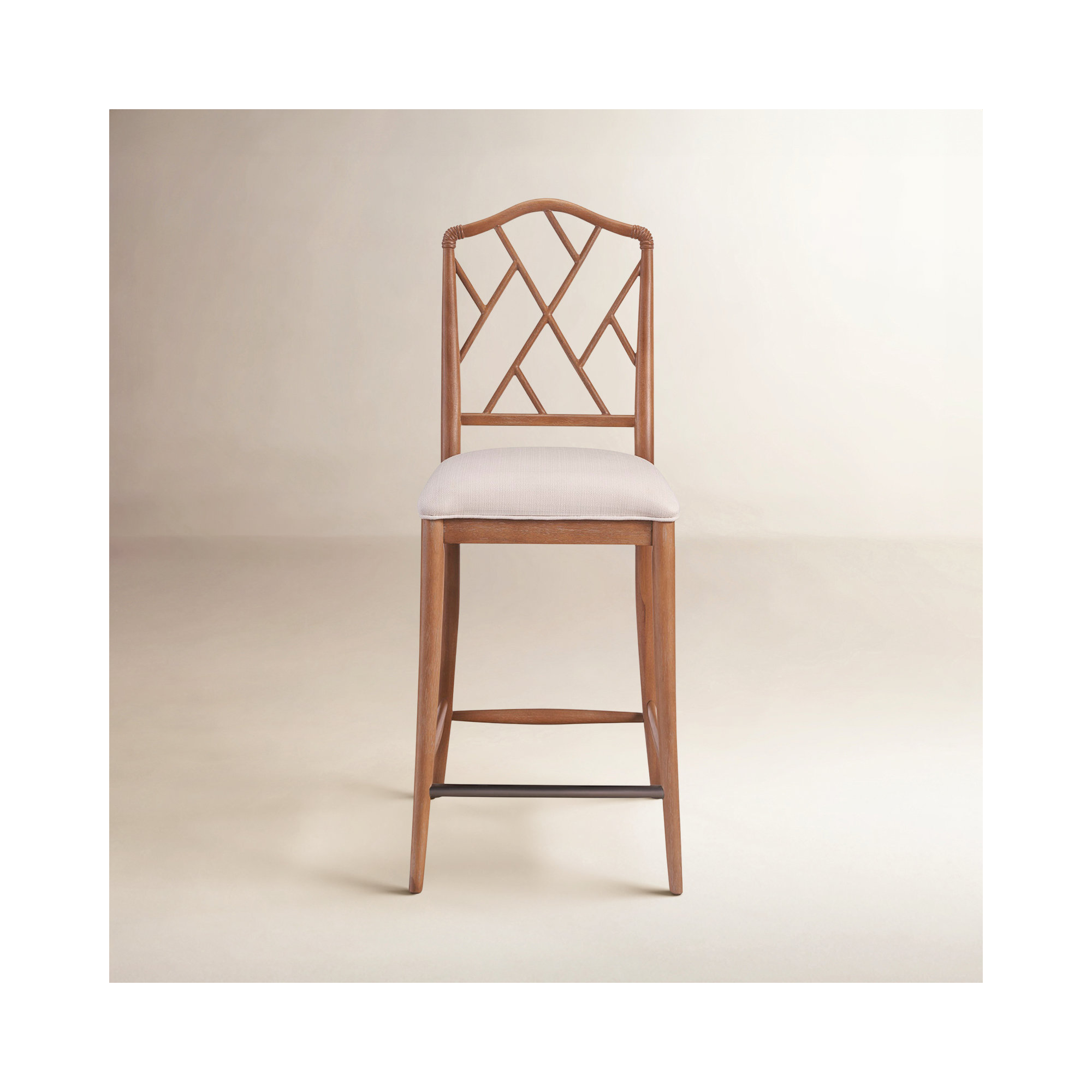 Solid Wood Stool, Counter Stool (30” Seat Height), Brown