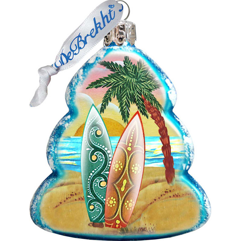 Keepsake 2'' Handmade Glass Holiday Shaped Ornament