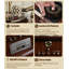 European Vintage Rubber Wood Phonograph - Vinyl/Cd & Bluetooth Speaker