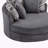 Swivel Accent Barrel Chair with 5 Movable Pillow,Living room chair,Reading chair-269698809