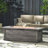 56'' Rectangular Outdoor MGO 50,000 BTU Propane Fire Pit, Wood Pattern (Tank Cover Not Included)-1035404518