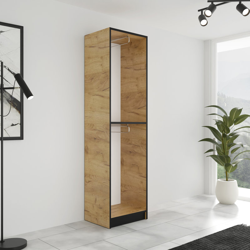 Wardrobe, Natural/Black