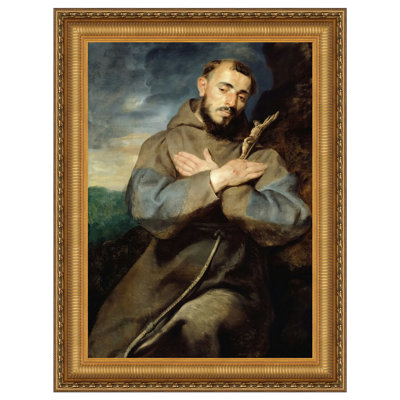 Saint Francis, 1615, reproduction d'art encadrée sur toile