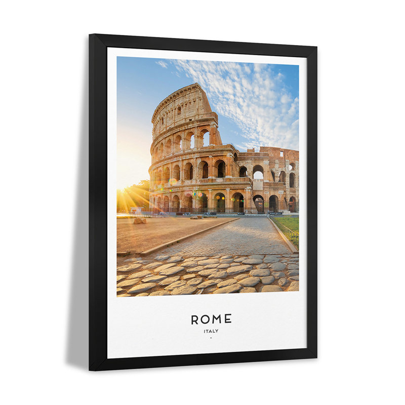 Rome Italy Premium Framed Posters, 24" H x 16" W