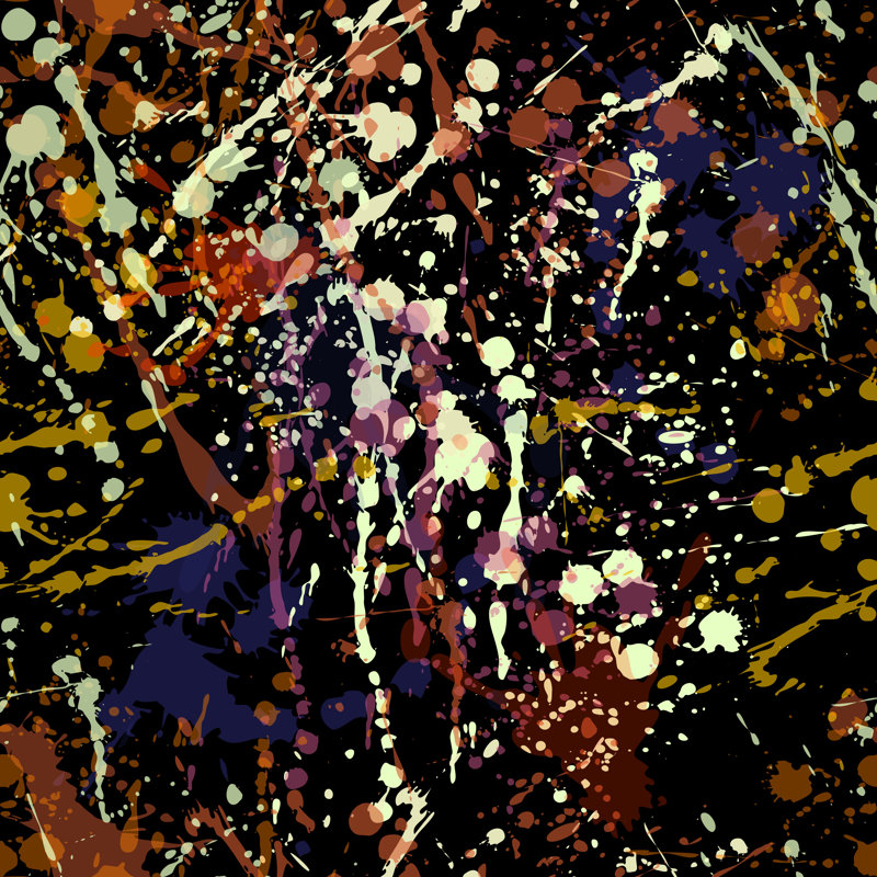 Watercolour Seamless - Wrapped Canvas Print, 76cm H x 76cm W x 3.8cm D