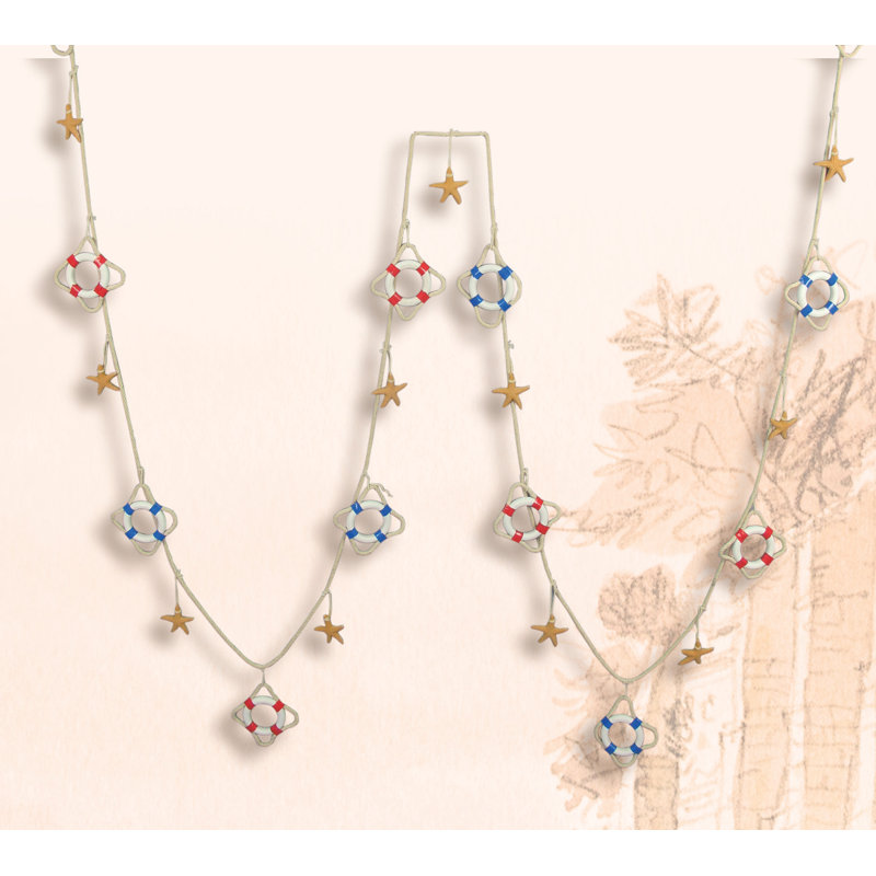 Guirlandee fantaisie multicolore 13 pi 4 po